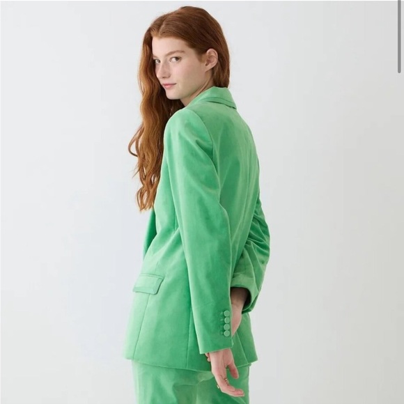 J.Crew Collection Willa Blazer in Tipped Stretch Velvet - Picture 3 of 7